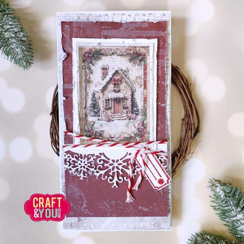 Craft & You Design - Designpapier "Christmas Time" Paper Pad 12x12 Inch - 12 Bogen