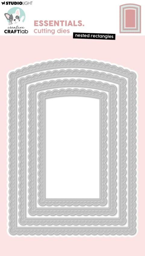 Creative Craft Lab - Studio Light - Stanzschablone "Nested Rectangles" Dies