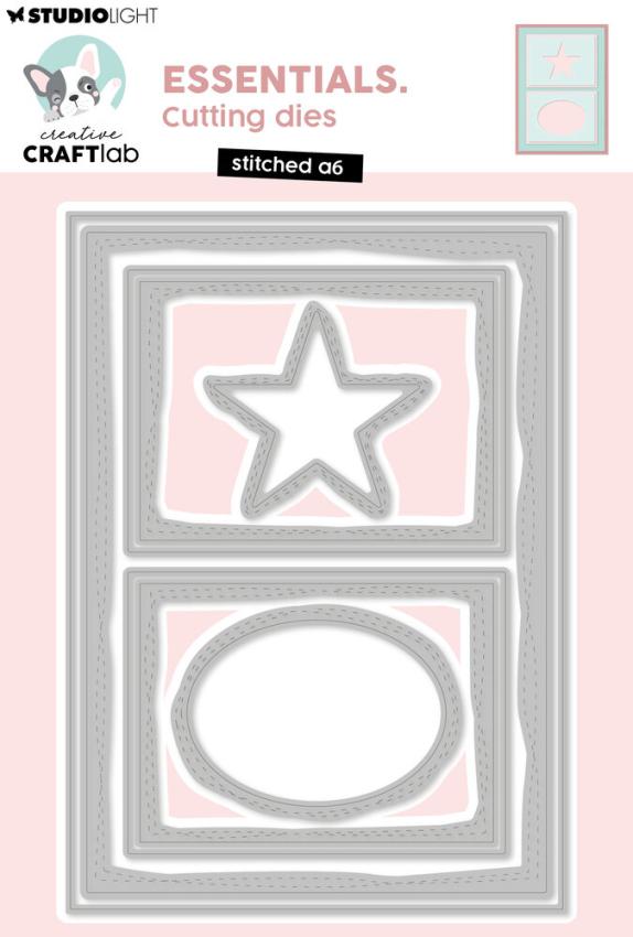 Creative Craft Lab - Studio Light - Stanzschablone "Stitched" Dies