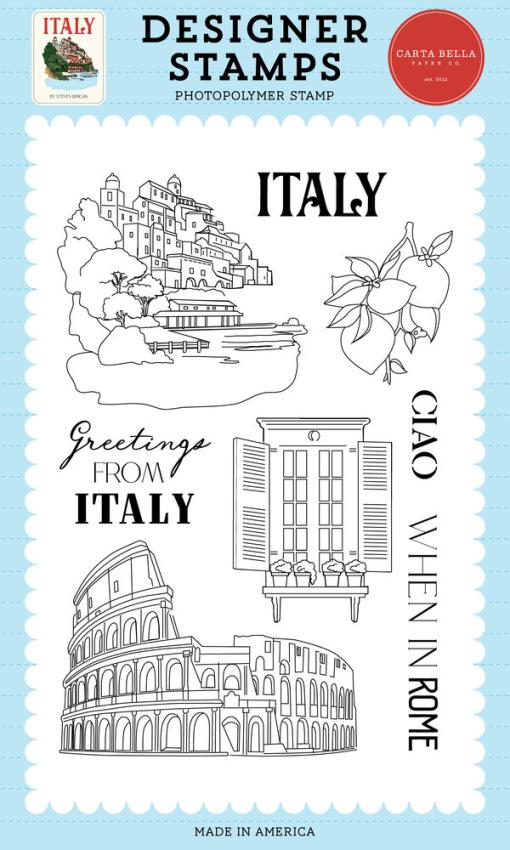 Carta Bella - Stempelset "When In Rome" Clear Stamps