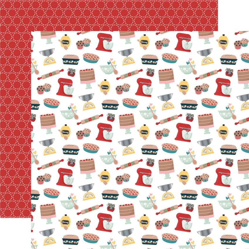 Echo Park - Designpapier "Mom's Kitchen" Collection Kit 12x12 Inch - 12 Bogen