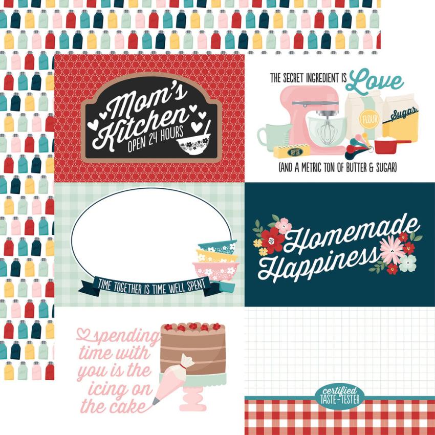 Echo Park - Designpapier "Mom's Kitchen" Collection Kit 12x12 Inch - 12 Bogen