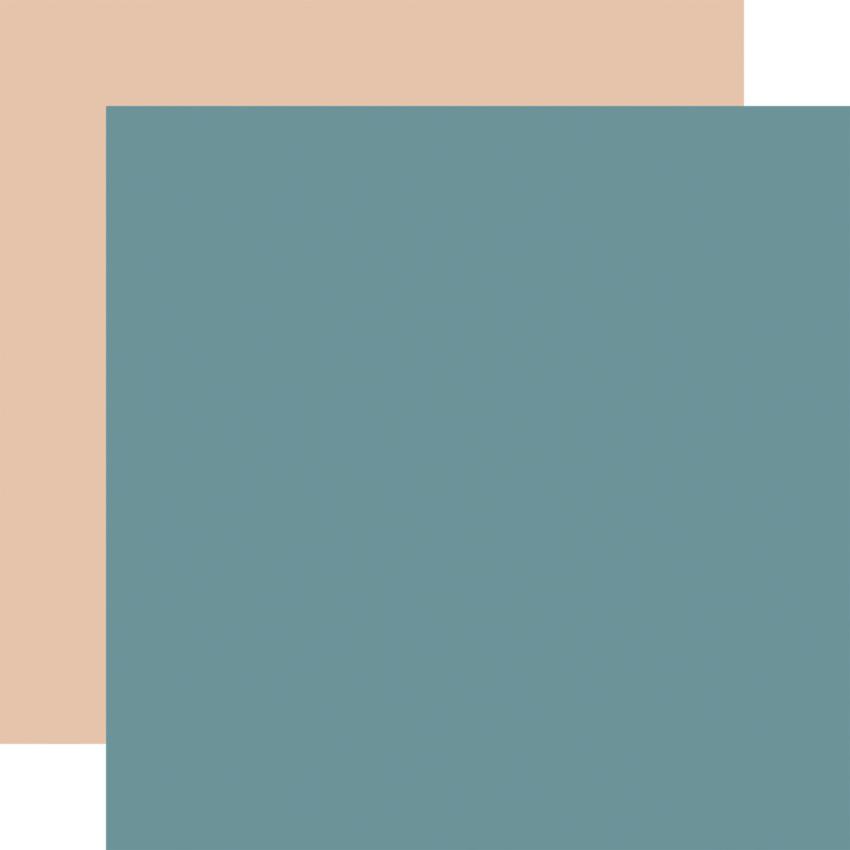 Echo Park - Cardstock "Snow Day" Coordinating Solids Paper 12x12 Inch - 6 Bogen 
