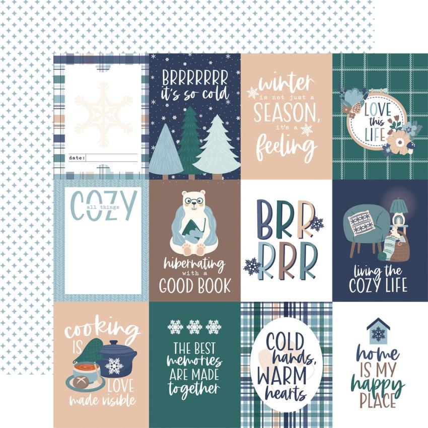 Echo Park - Designpapier "Snow Day" Collection Kit 12x12 Inch - 12 Bogen