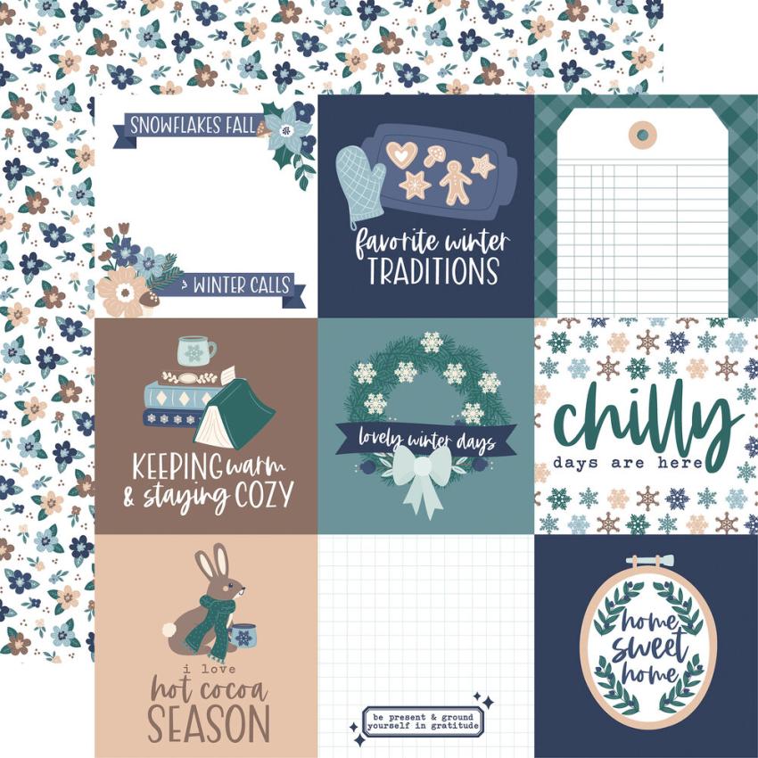 Echo Park - Designpapier "Snow Day" Collection Kit 12x12 Inch - 12 Bogen