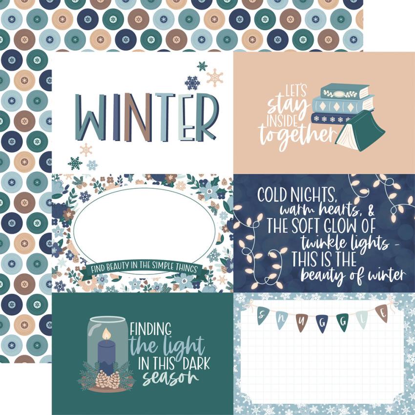 Echo Park - Designpapier "Snow Day" Collection Kit 12x12 Inch - 12 Bogen
