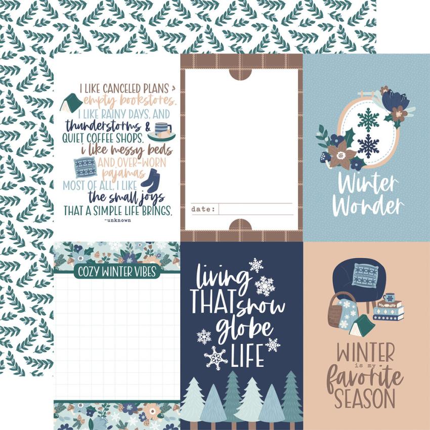 Echo Park - Designpapier "Snow Day" Collection Kit 12x12 Inch - 12 Bogen