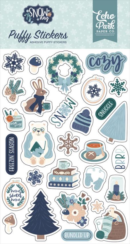 Echo Park - Aufkleber "Snow Day" Stickers