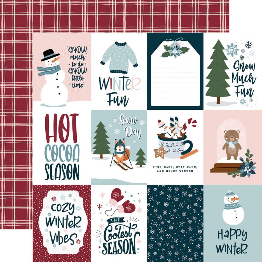 Echo Park - Designpapier "Winter Fun" Collection Kit 12x12 Inch - 12 Bogen