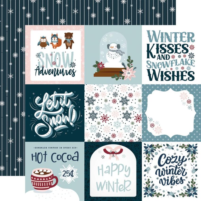 Echo Park - Designpapier "Winter Fun" Collection Kit 12x12 Inch - 12 Bogen