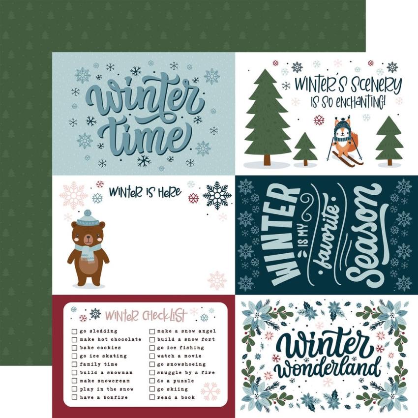 Echo Park - Designpapier "Winter Fun" Collection Kit 12x12 Inch - 12 Bogen
