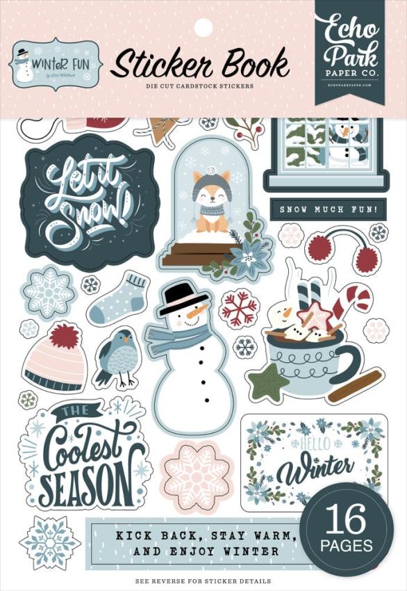 Echo Park - Aufkleber "Winter Fun" Sticker 
