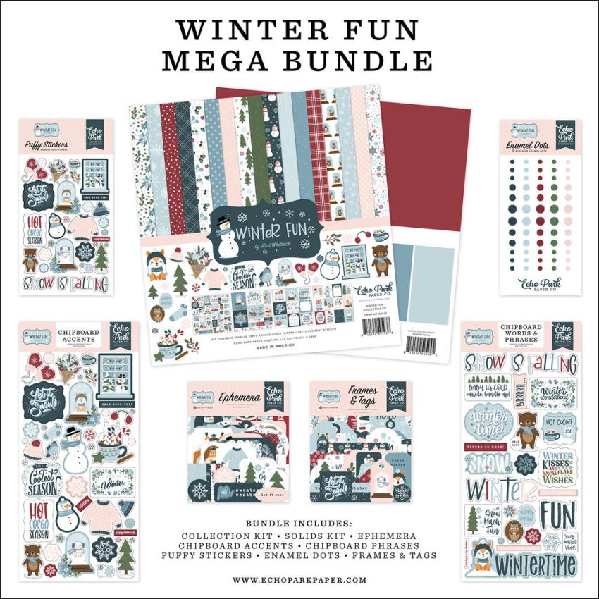 Echo Park - Komplettpaket "Winter Fun" Mega Bundle