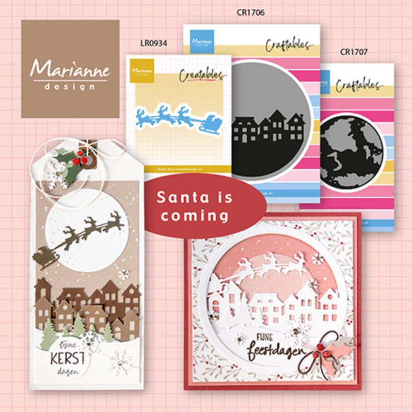 Marianne Design - Stanzschablone "Silhouette Village" Craftables Dies