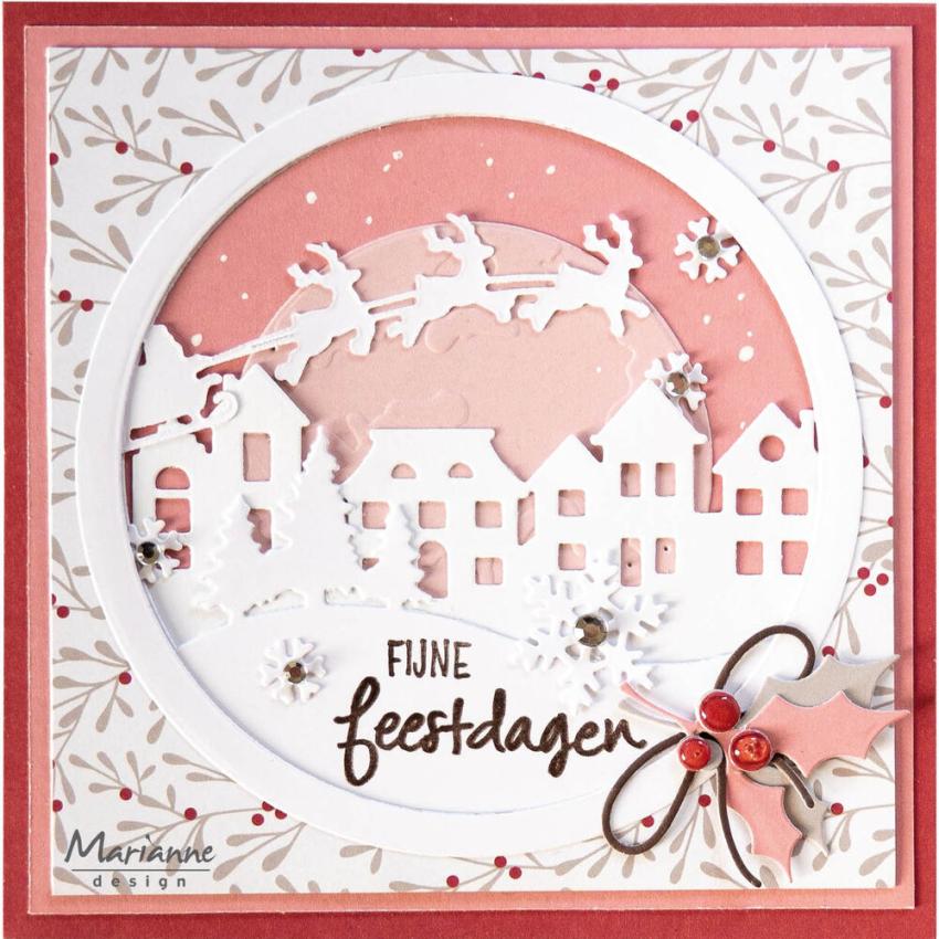Marianne Design - Stanzschablone "Silhouette Village" Craftables Dies