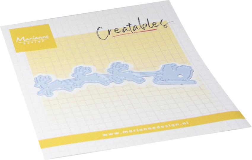Marianne Design - Präge- und Stanzschablone "Santa & Sleigh" Creatables Dies