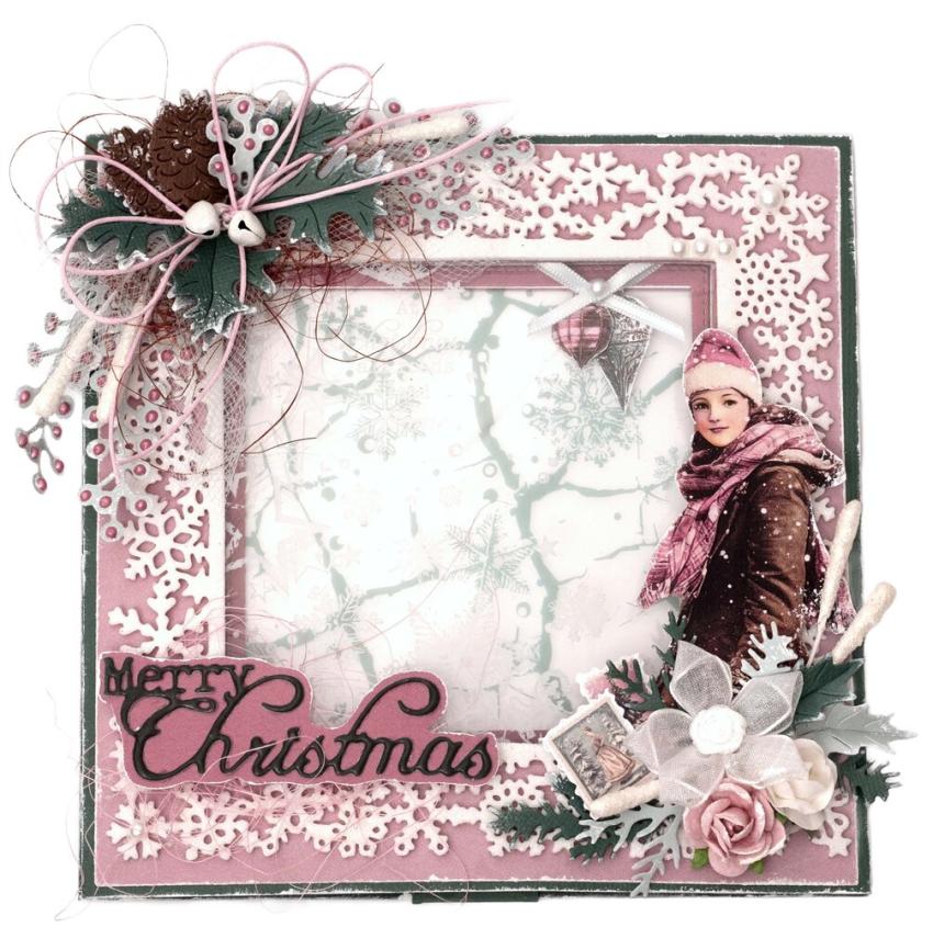 Studio Light - Pergamentpapier "Vintage Mint & White" Vellum 8x8 Inch ( 20,3x20,3 cm ) - 6 Bogen