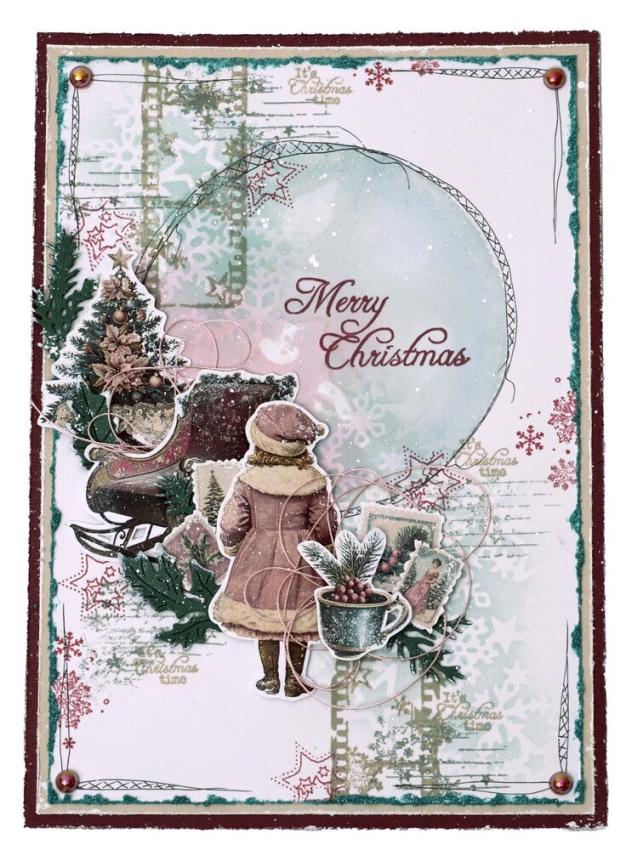 Studio Light - Stanzpapierbblock "Christmas Blush" Die Cut Paper Pad A5 - 20 Bogen