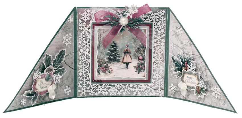Studio Light - Stanzpapierbblock "Christmas Blush" Die Cut Paper Pad A5 - 20 Bogen