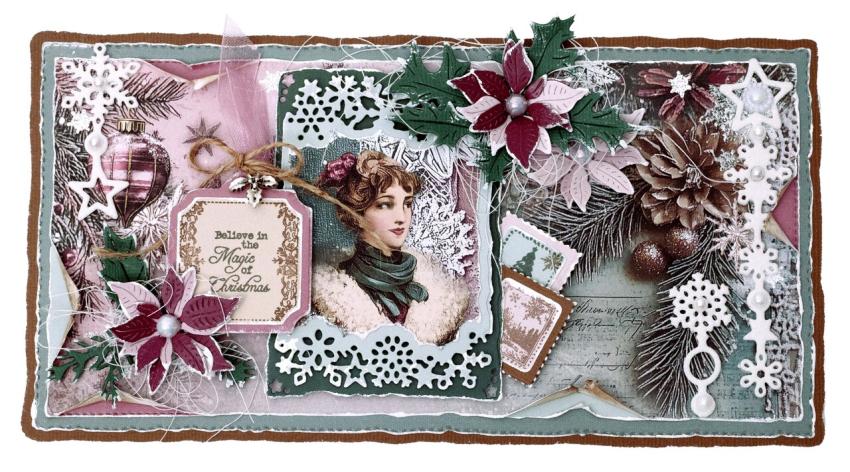 Studio Light - Designpapier "Chrsitmas Blush" Designer Paper Pack 8x8 Inch - 36 Bogen