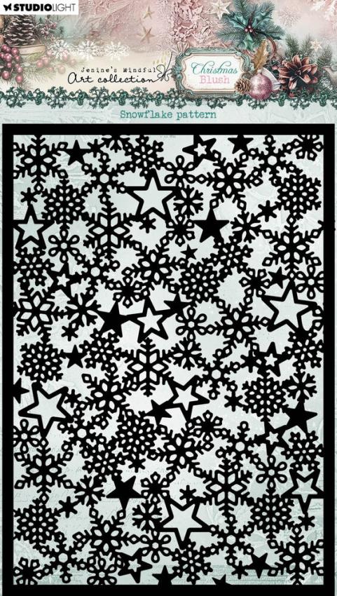 Studio Light - Schablone "Snowflake Pattern" Stencil  