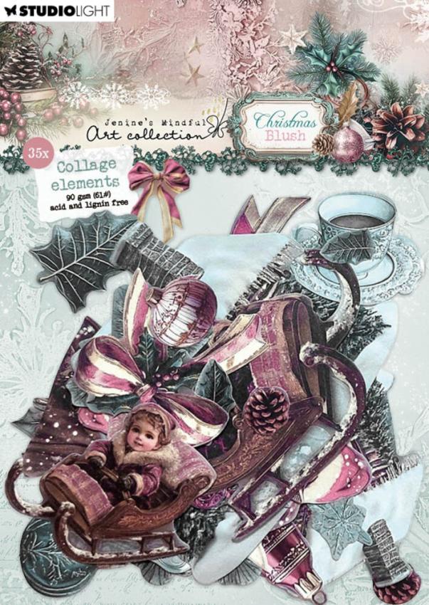 Studio Light - Stanzteile "Christmas Blush" Die Cuts