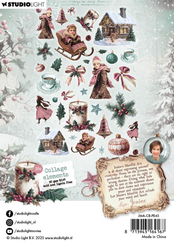 Studio Light - Stanzteile "Christmas Blush" Die Cuts