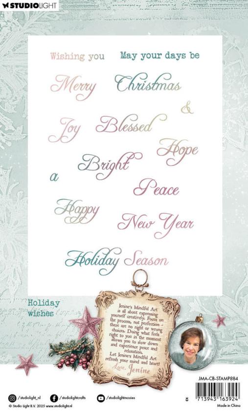 Studio Light - Stempelset "Holiday Wishes" Clear Stamps