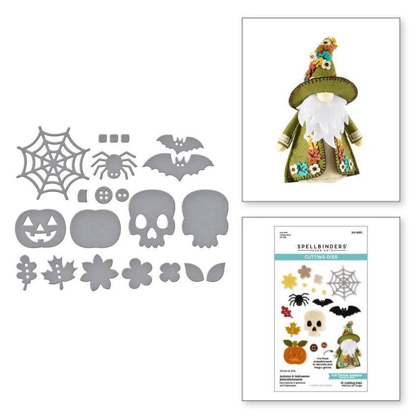 Spellbinders - Stanzschablone "Autumn & Halloween Embellishments" Dies