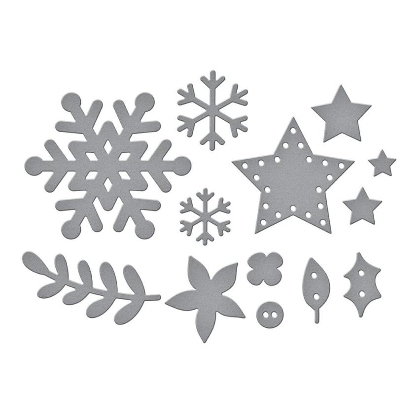 Spellbinders - Stanzschablone "Winter & Christmas Embellishments" Dies