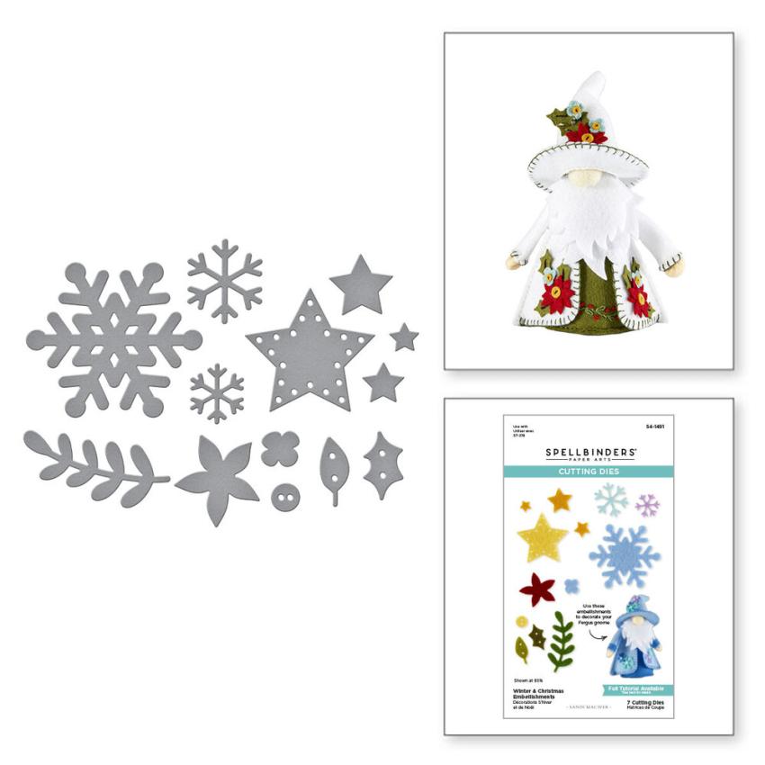 Spellbinders - Stanzschablone "Winter & Christmas Embellishments" Dies