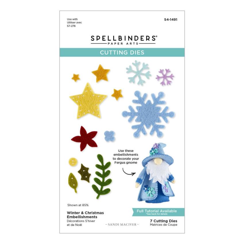 Spellbinders - Stanzschablone "Winter & Christmas Embellishments" Dies