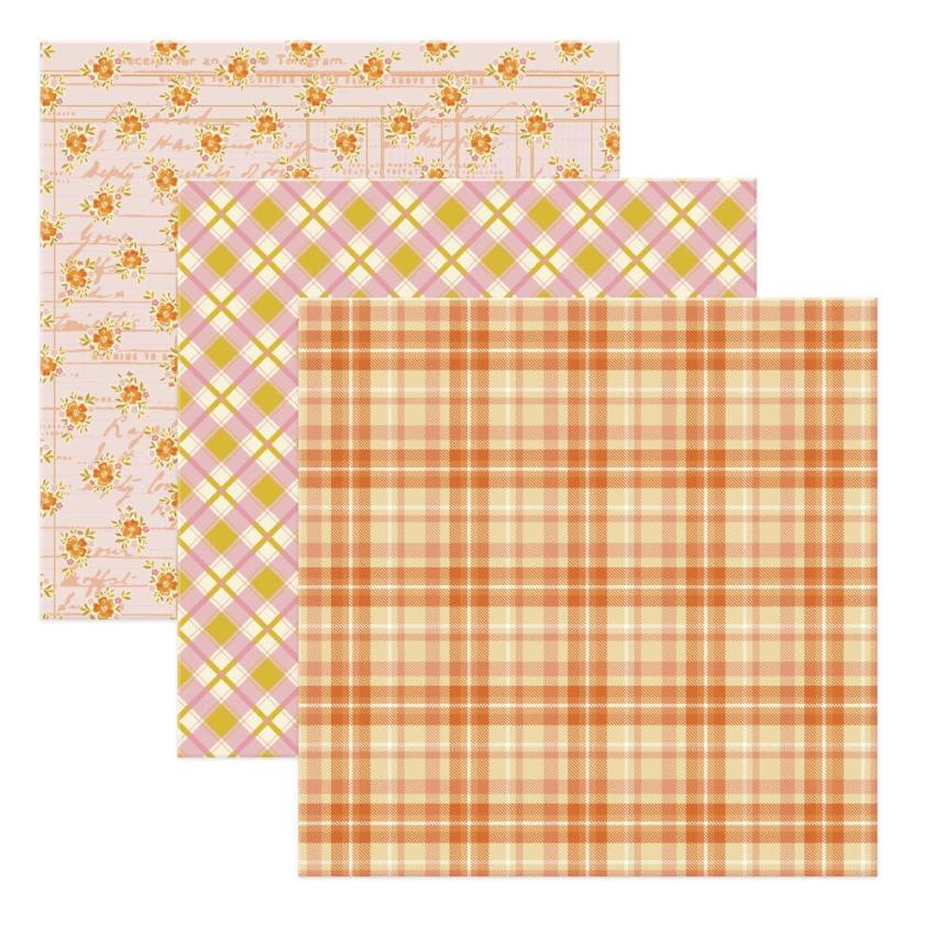 Spellbinders - Designpapier "Autumn Archives" Paper Pack 12x12 Inch - 24 Bogen