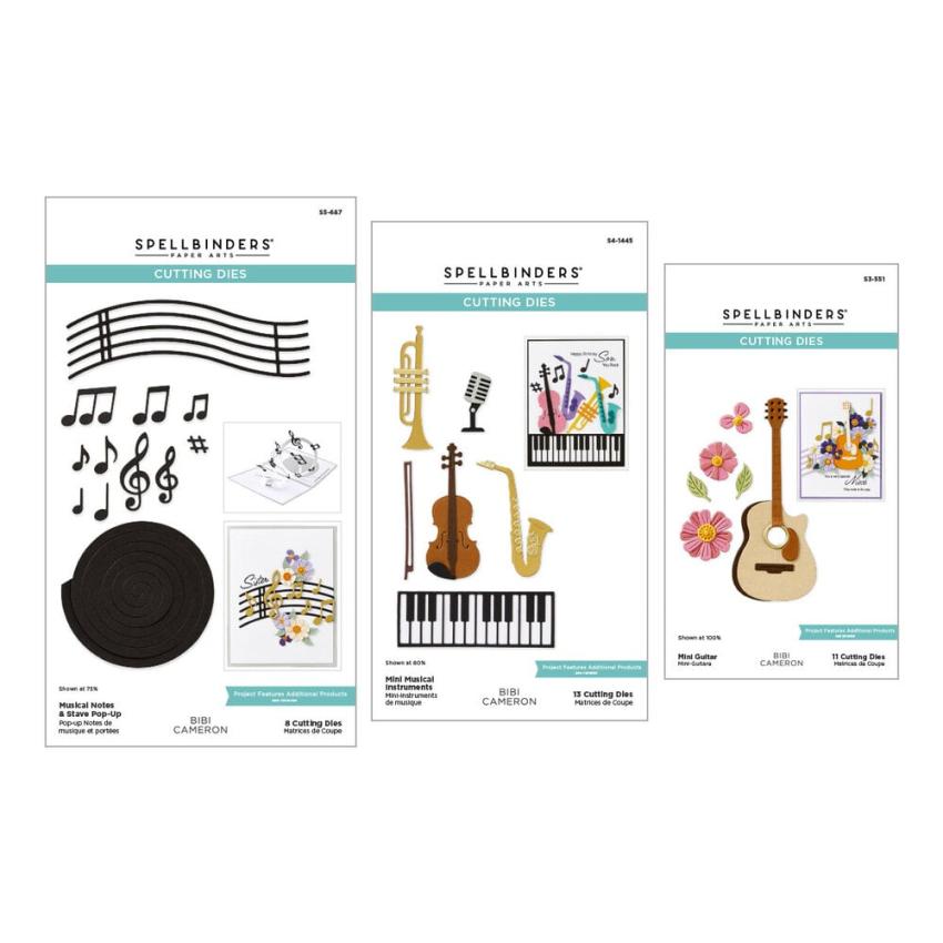 Spellbinders - Stanzschablone "Small Instruments Bundle" Dies