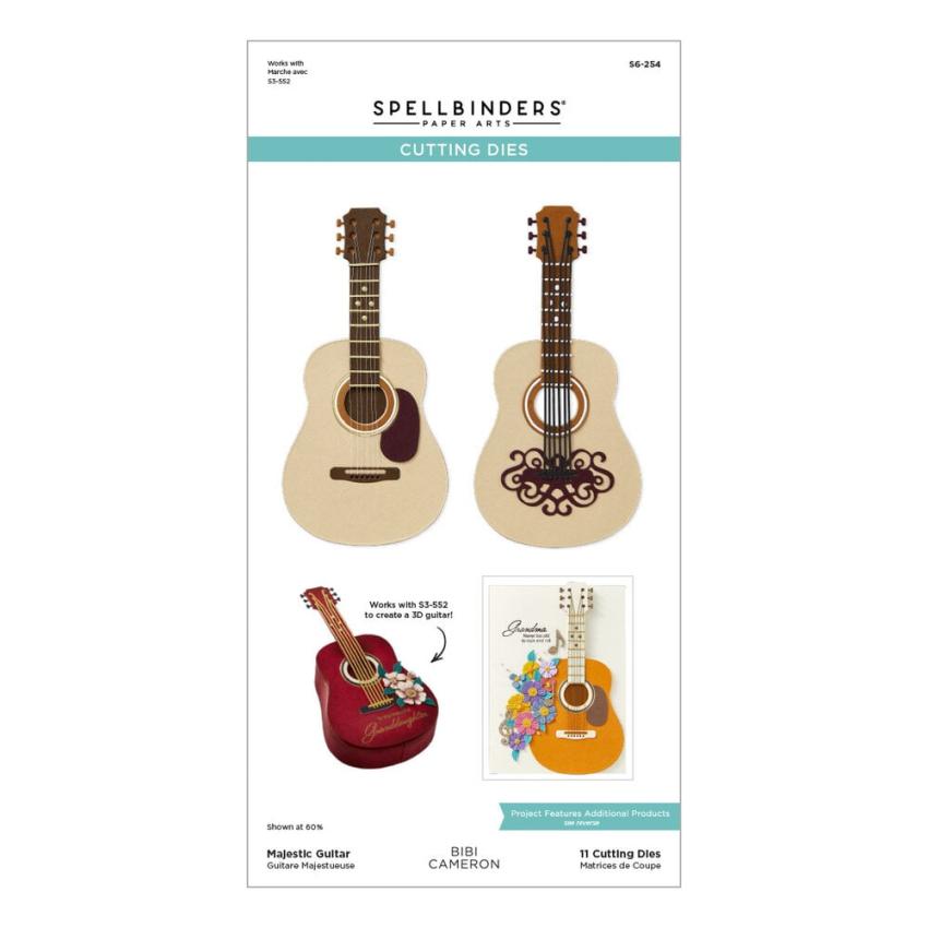 Spellbinders - Stanzschablone "Majestic Guitar" Dies