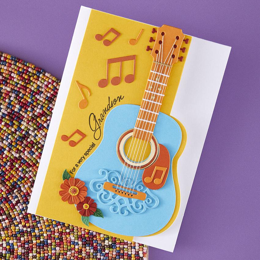 Spellbinders - Stanzschablone "Majestic Guitar" Dies