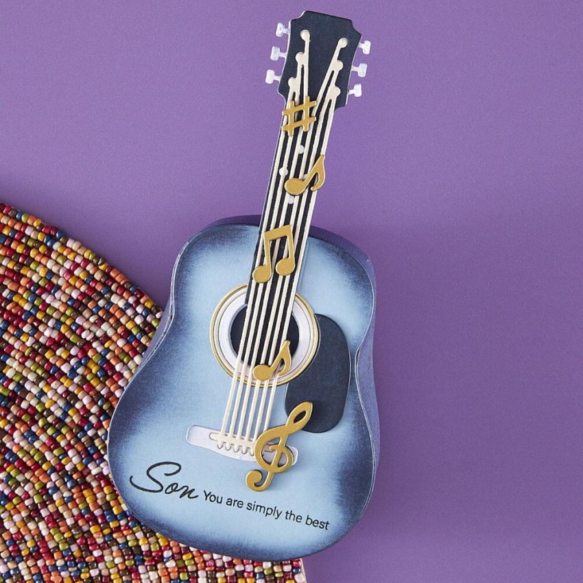 Spellbinders - Stanzschablone "Majestic Guitar" Dies