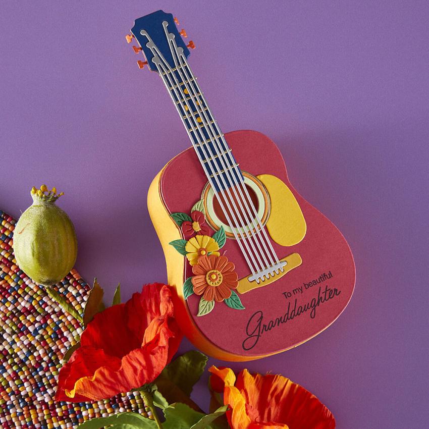 Spellbinders - Stanzschablone "Majestic Guitar" Dies