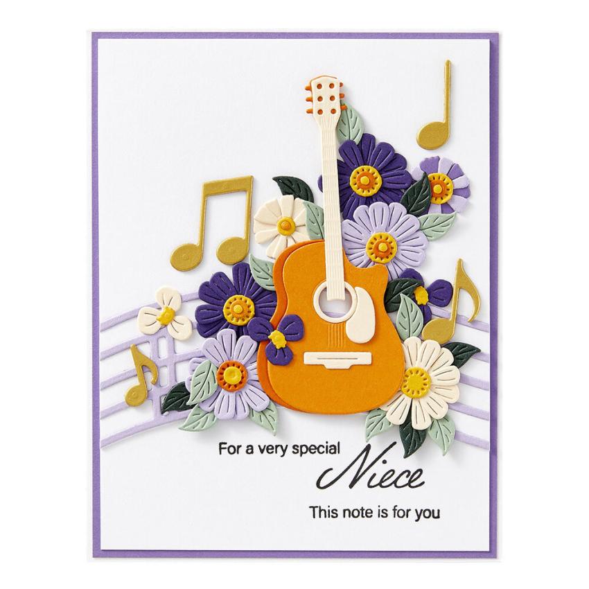 Spellbinders - Stanzschablone "Mini Guitar" Dies