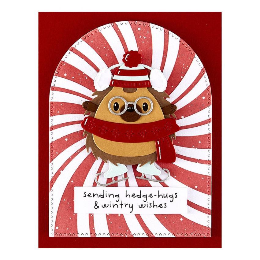 Spellbinders - Buchdrucktechnik "Peppermint Twist" BetterPress Plate