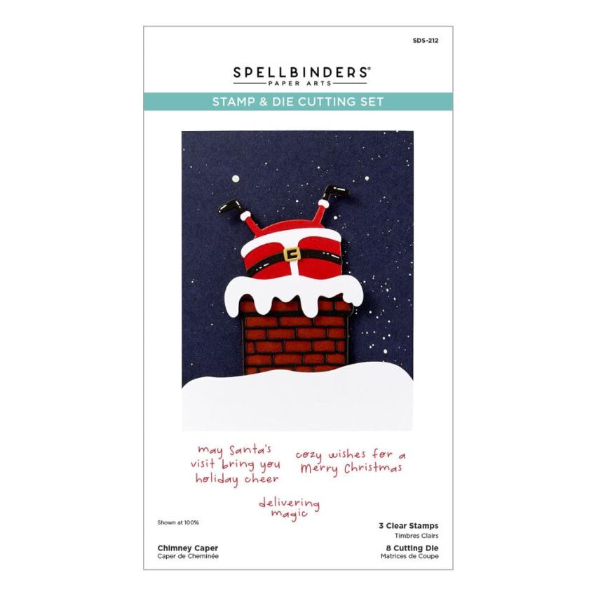 Spellbinders - Stempelset & Stanzschablone "Merry Mischief" Clear Stamps & Dies
