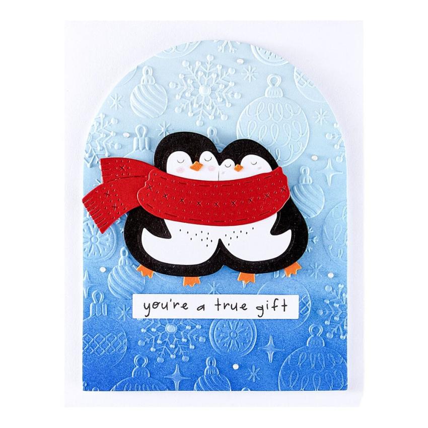 Spellbinders - Stempelset & Stanzschablone "Cozy Waddles" Clear Stamps & Dies