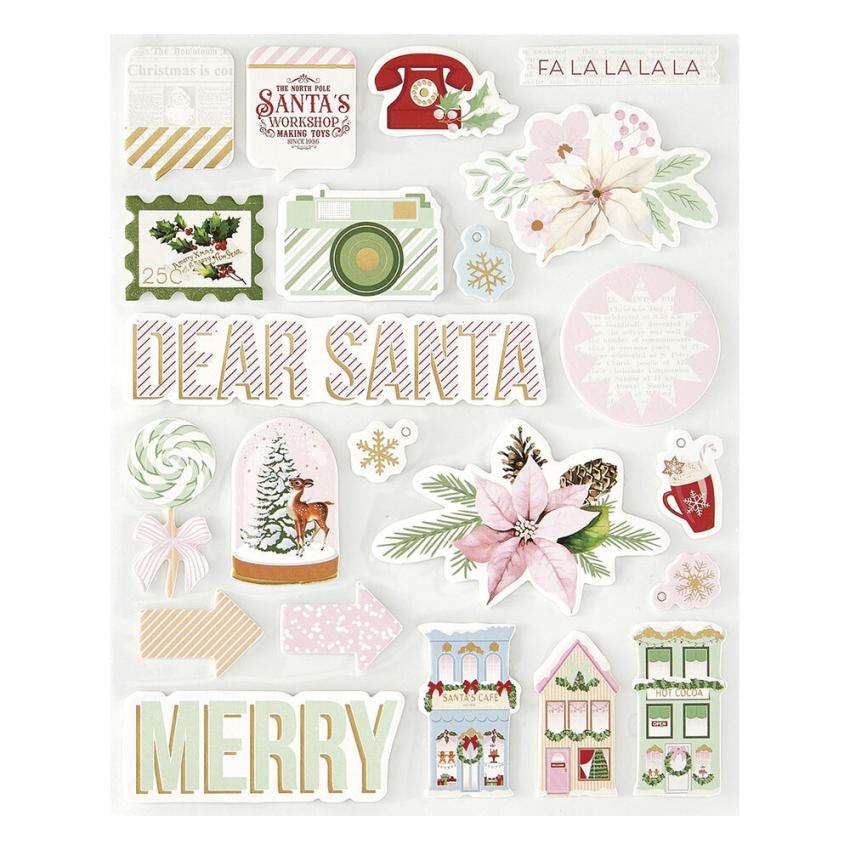 Spellbinders - Aufkleber "Peppermint Twist" Sticker