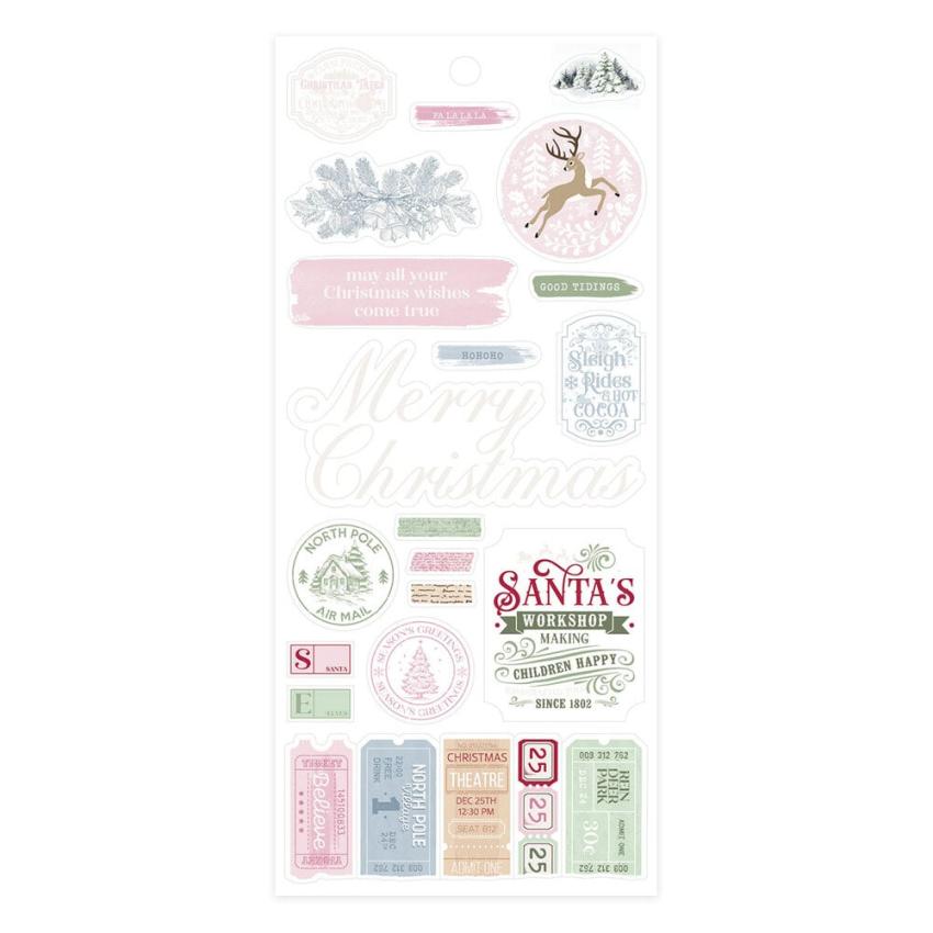Spellbinders - Aufkleber "Peppermint Twist" Sticker