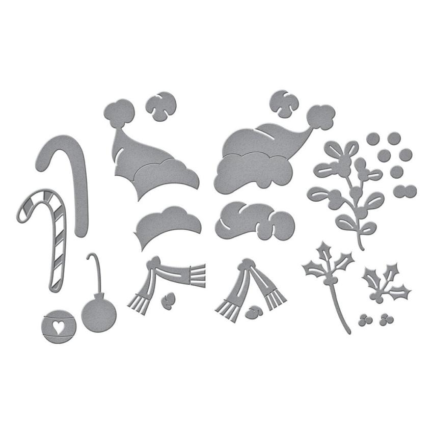 Spellbinders - Stanzschablone "Classic Mouse Christmas Embellishments" Dies
