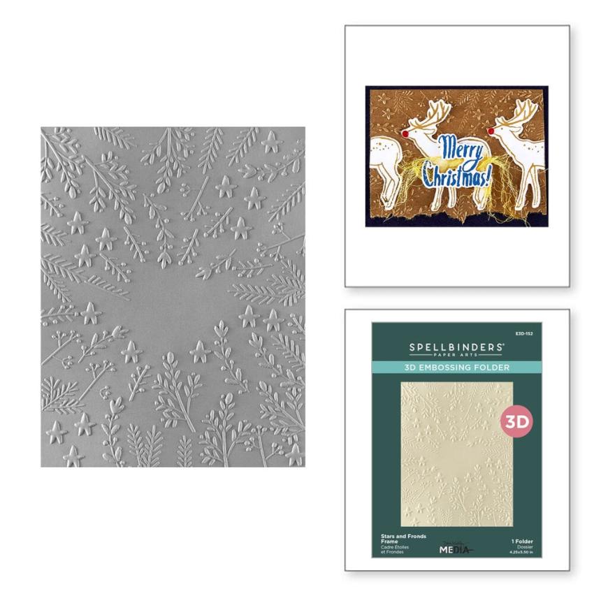 Spellbinders - Prägefolder "Starry Holiday" Embossingfolder