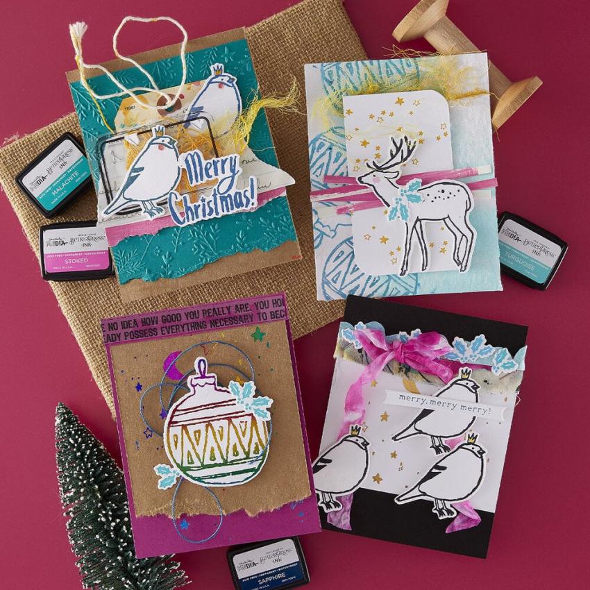 Spellbinders - Prägefolder "Starry Holiday" Embossingfolder