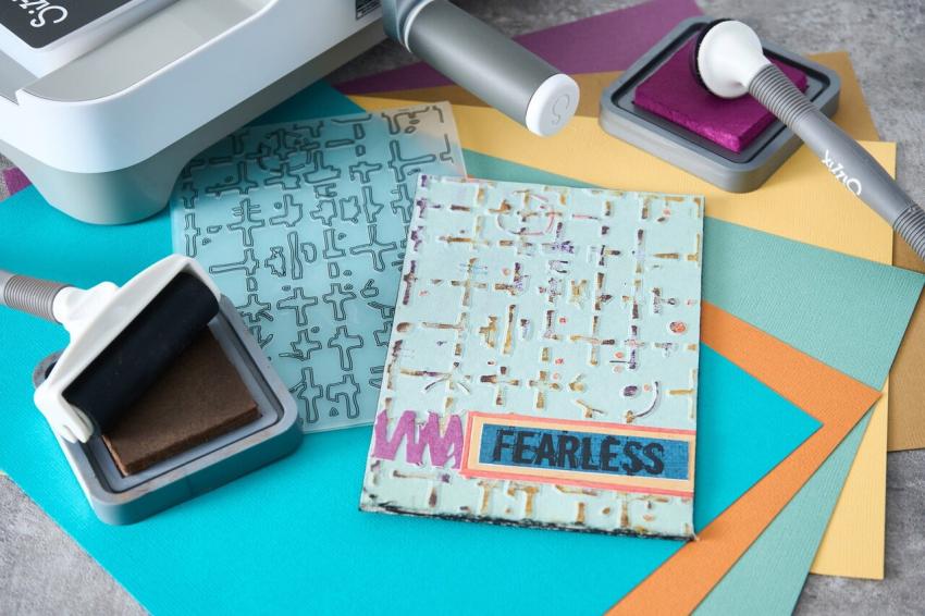 Sizzix - 3D Prägefolder "Grid Graph" Embossing Folder Design by Seth Apter