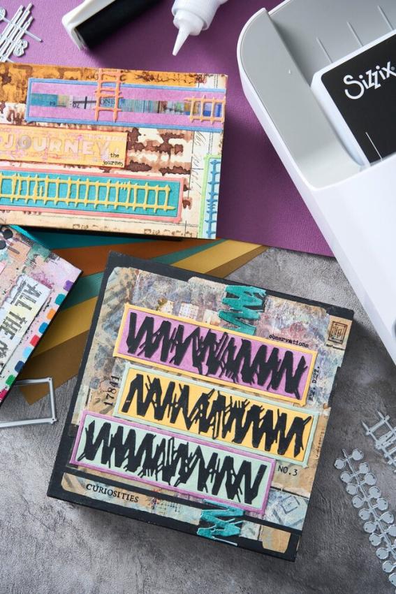Sizzix - Stanzschablone "Stretchers" Thinlits Craft Dies by Seth Apter