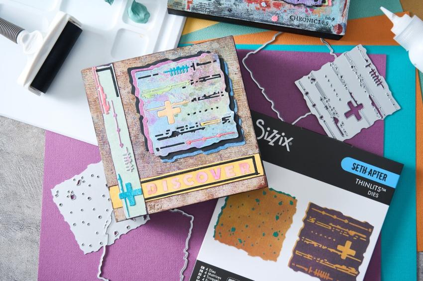 Sizzix - Stanzschablone "Paper Cutz #1" Thinlits Craft Dies by Seth Apter